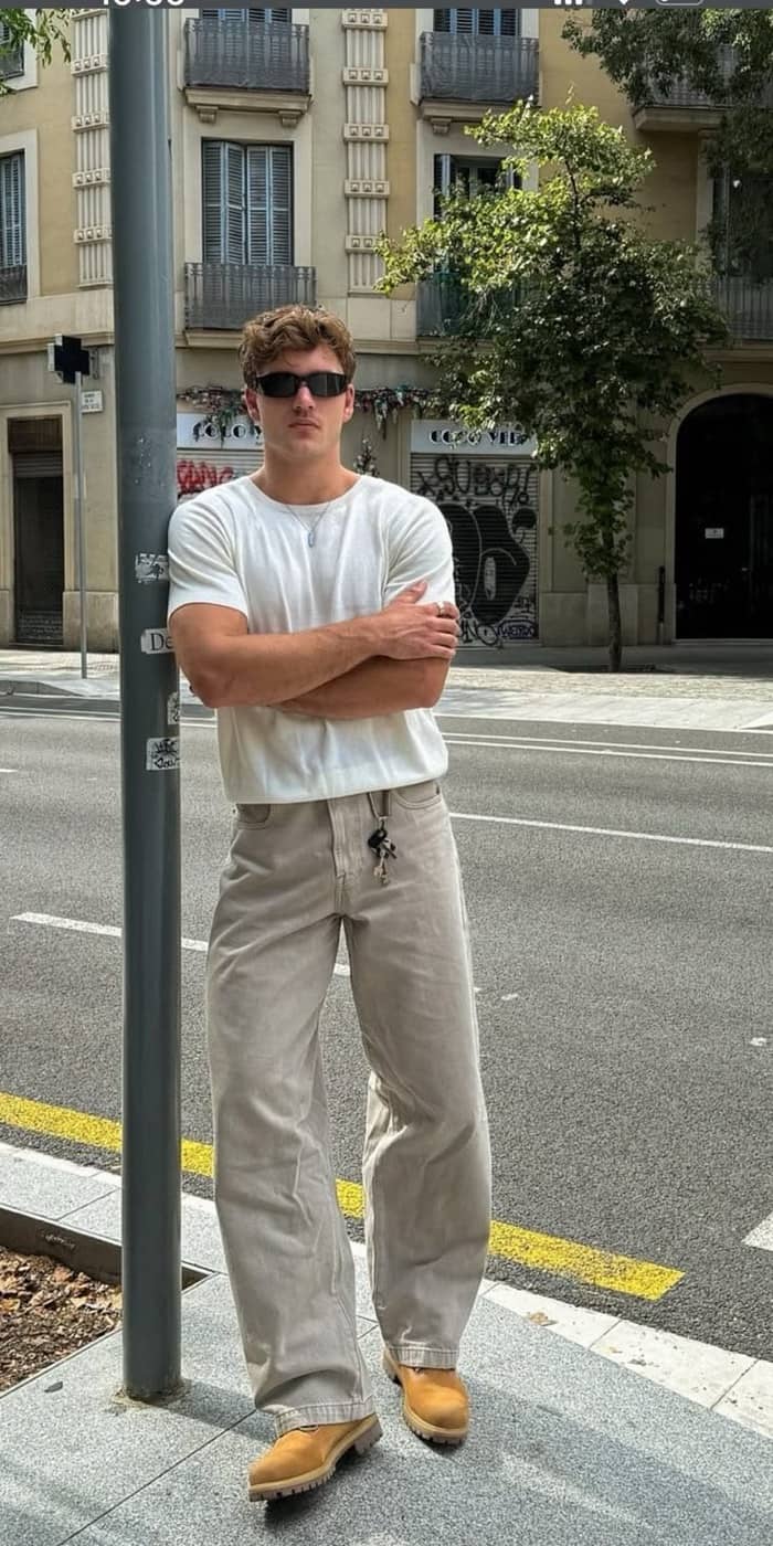 Referência de outfit: Neutro intencional